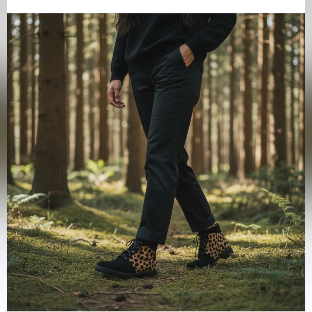 Leopard Print Boots